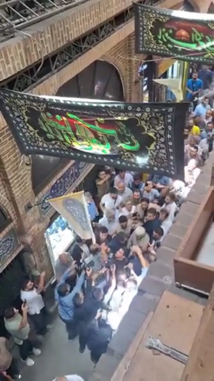 اتفاقی که برای سعید جلیلی و همراهانش در بازار تهران افتاد+ویدئو